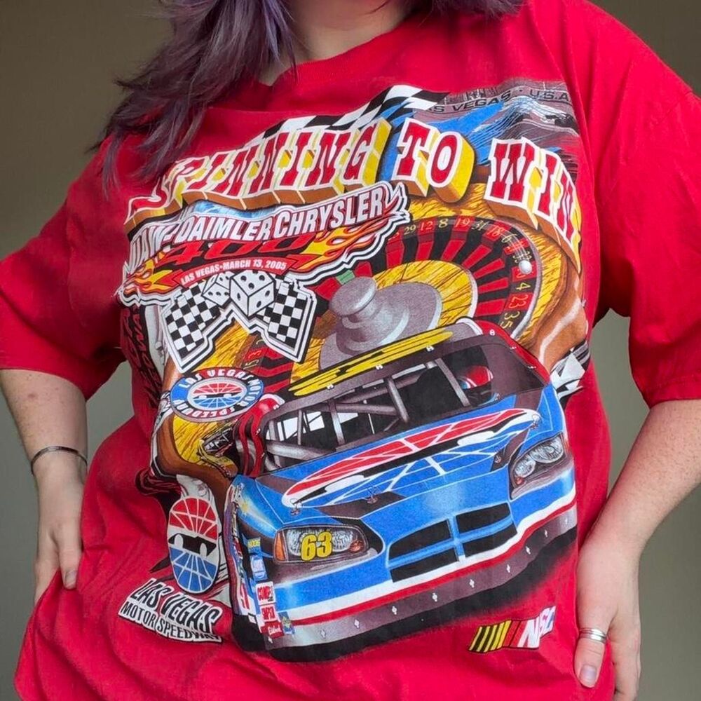 Nascar Men's Red T-shirt